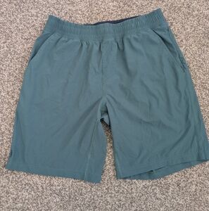 RHONE Men's Teal Athletic Shorts